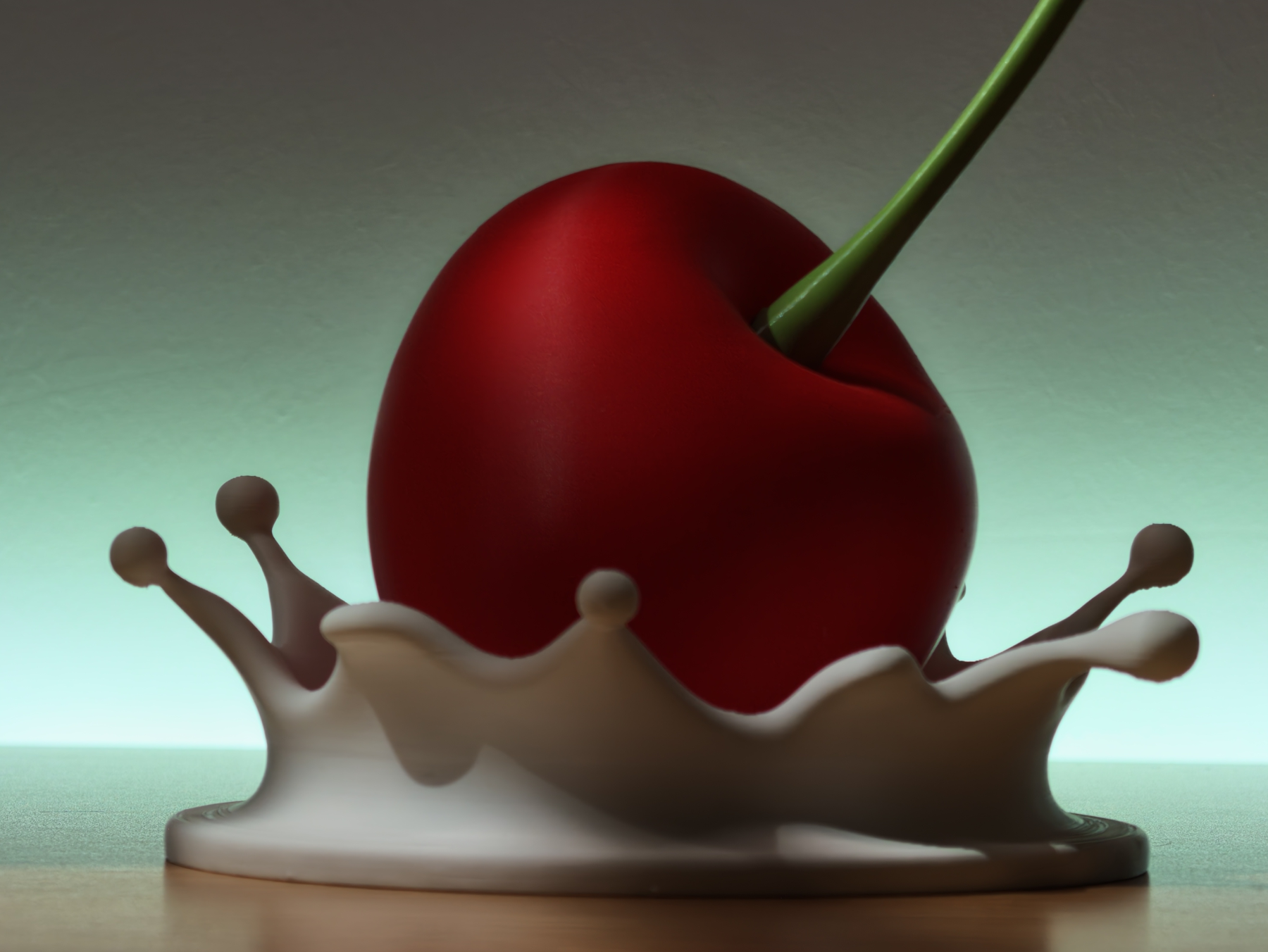 Detaliu al lămpii Cherry și al suportului decorativ